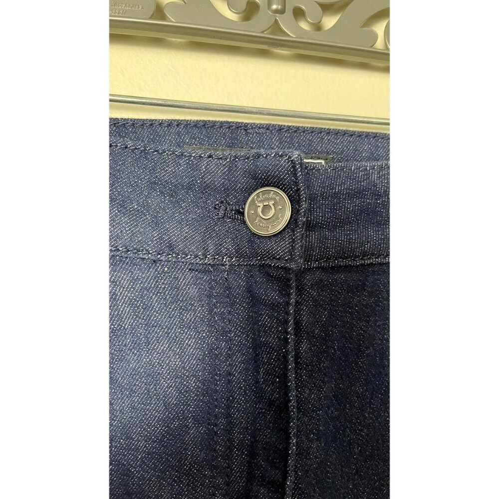 SALVATORE FERRAGAMO TAPERED DENIM JEANS 28 - Picture 3 of 9